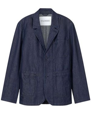 Closed Einreihiger Blazer - Blau
