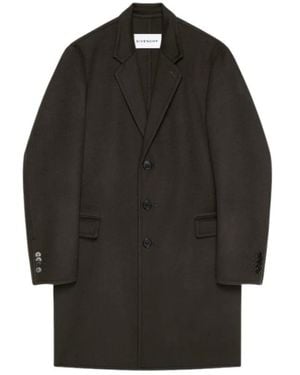 Givenchy Single-Breasted Coats - Negro