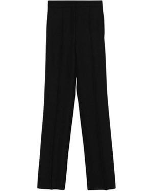 Max Mara Pianoforte Wide Leg Tailored Hosen - Schwarz