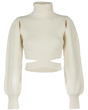 ANDREA ADAMO Turtlenecks - White