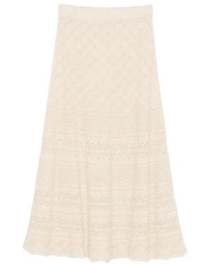 D.exterior Midi Skirts - Neutro