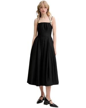 Stine Goya Midi Dresses - Negro