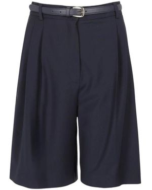 Max Mara Long Shorts - Bleu