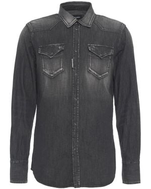 DSquared² Denim Shirts - Grijs