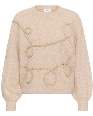 Saint Tropez Round-Neck Knitwear - Neutre