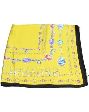 Moschino Silky Scarves - Geel