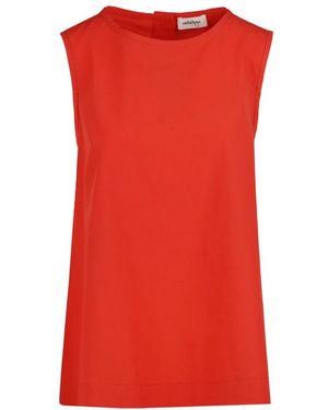 Ottod'Ame Sleeveless Tops - Red