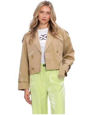 Alix The Label Kurzer Trenchcoat - Mettallic