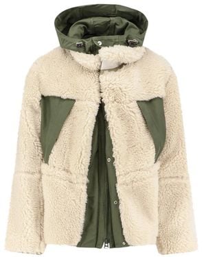 Sacai Faux Fur & Shearling Jackets - Green