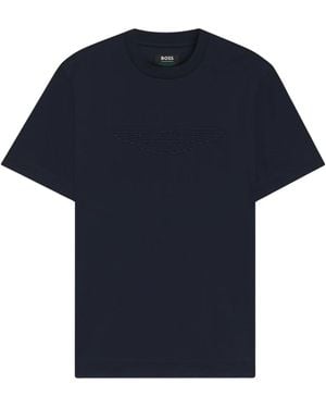 BOSS Tops ,Blauw ,Katoen C-Thompson 243_Am T-Shirt