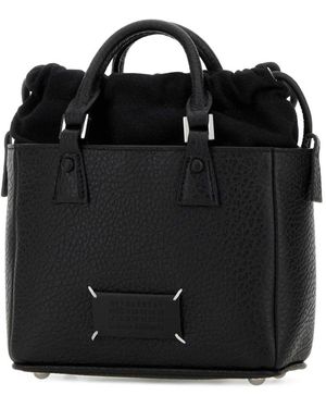 Maison Margiela Tassen ,Zwart ,Leer 5Ac Handbag
