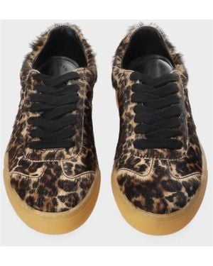 COPENHAGEN Leo Weiche Ledersneakers - Schwarz