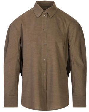 Jacquemus Overhemden ,Bruin ,Katoen La Chemise Citta