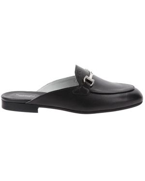 Nero Giardini Leder sabot schuh eleganter stil,leder sabot für stil und komfort - Schwarz