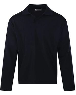 Roberto Collina Polo Ml - Blau