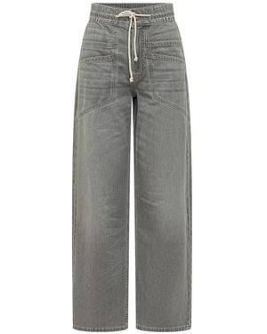Ba&sh Straight Jeans - Gris