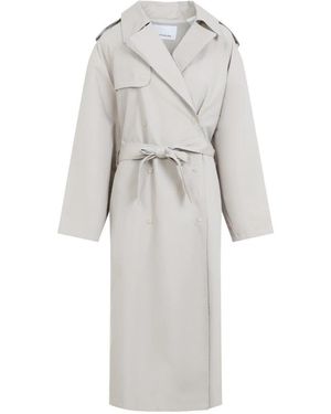 Frankie Shop Belted Coats - Wit