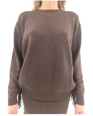Akep Round-Neck Knitwear - Marron