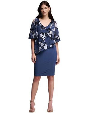 Joseph Ribkoff Midi Dresses - Blue