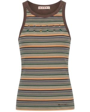 Marni Sleeveless Tops - Grey