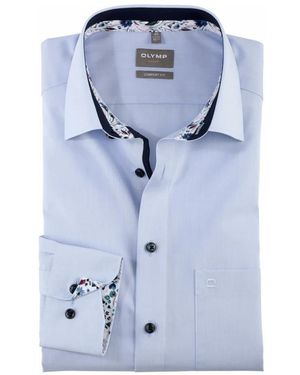 Olymp Casual Overhemden - Blauw