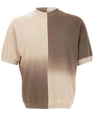 Emporio Armani Round-Neck Knitwear - Natural