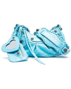 Balenciaga Tassen ,Blauw ,Leer Blauwe Le Cagole Xs Schoudertas