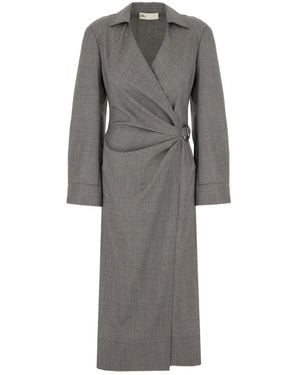 Tory Burch Wrap Dresses - Gray