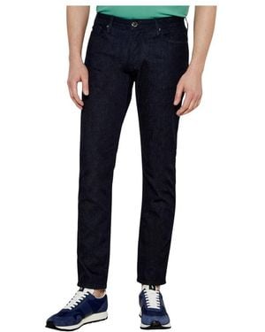 Emporio Armani Slim-Fit Jeans - Blauw