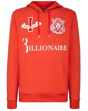 Billionaire Hoodie Sweatshirt Polo Team Montecarlo - Rood
