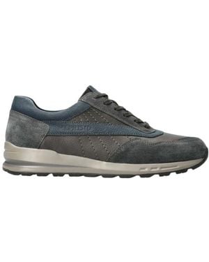 Mephisto Grau Blau Herren Sneaker Barth - Schwarz