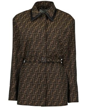 Fendi Shirt Dresses - Green