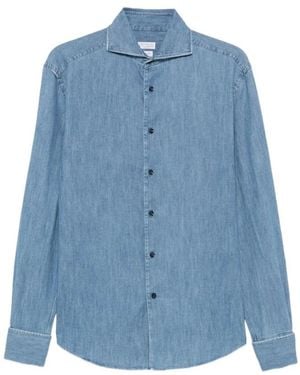 Brunello Cucinelli Denim Shirt - Blauw