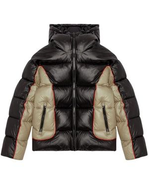 DIESEL Color-Block Steppjacke Mit Verstellbaren Kordeln - Schwarz