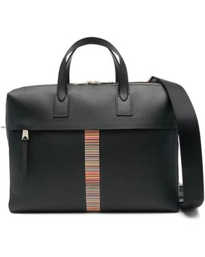 Paul Smith Tassen ,Zwart ,Double Zip Folio Bag