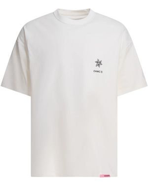 Goldwin Wit T-Shirt Met Unieke Achterkant