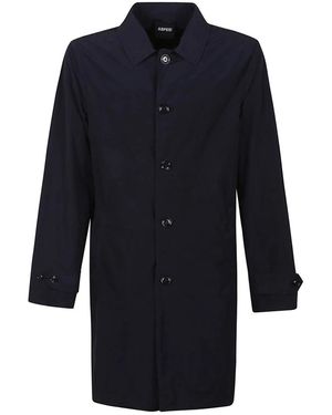 Aspesi Single-Breasted Coats - Blu