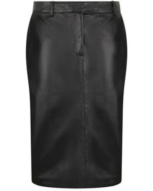 GIUSEPPE DI MORABITO Leather Skirts - Black