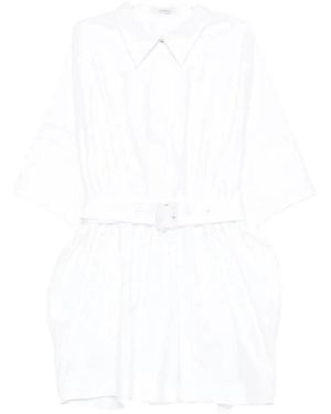 Givenchy Mini Overhemdjurk Van Popeline - Wit