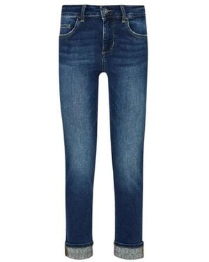 Liu Jo Stylische bottom up jeans - Blau