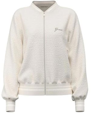 Guess Bomber Jackets - Blanco