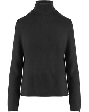 Allude Truien & Vesten ,Zwart ,Kasjmier Cashmere Sweater