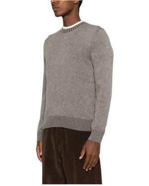 Vengera Round-Neck Knitwear - Marrón