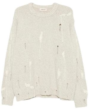 ATOMOFACTORY Round-Neck Knitwear - Bianco