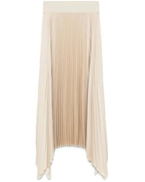 JOSEPH Witte Casual Midi Rok - Naturel