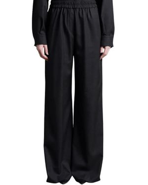 Kaos Broeken ,Zwart ,Polyester Pantaloni Over