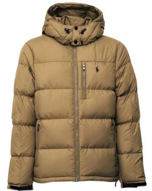 Polo Ralph Lauren Jassen ,Ripstop Down Hooded Jacket - Groen