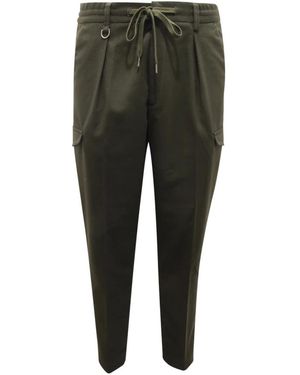 Paolo Pecora Slim-Fit Trousers - Green
