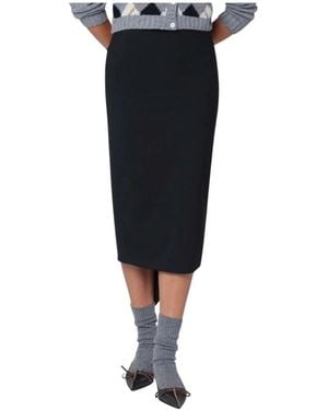 Thelatest Midi Skirts - Black