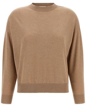 Peserico Round-Neck Knitwear - Marrón